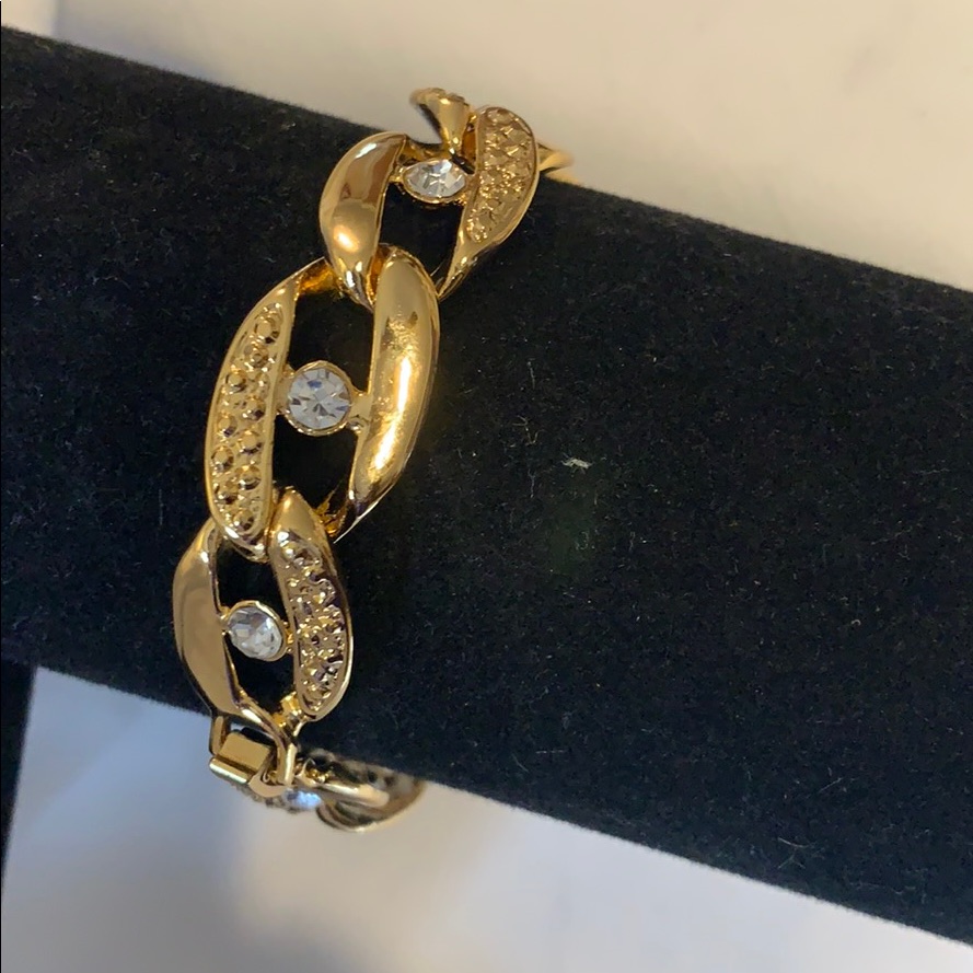 18karats Cz Gold Filled Bracelet